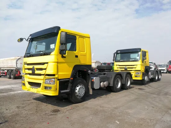 Sinotruk HOWO 6X4 400/430 PS 10 Räder Hochleistungs-Primärantrieb A7 H7 N7 8X4 Euro 2 Dreiachs-Kipper Kipper Shacman FAW Cargo Pull Tow Gebrauchter großer Traktorkopf-LKW